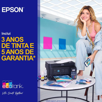 Epson Impresora multifunción EcoTank ET - 2862 A4 con depósito de Tinta, conexión Wi - Fi y hasta 3 años de Tinta incluida – Material de oficina para oposiciones – Material de estudio – OpoMarket
