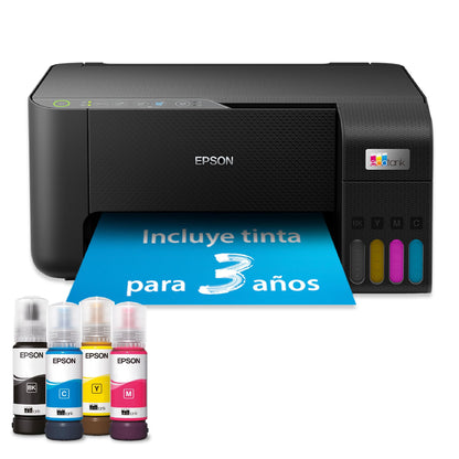 Epson Impresora multifunción EcoTank ET - 2862 A4 con depósito de Tinta, conexión Wi - Fi y hasta 3 años de Tinta incluida – Material de oficina para oposiciones – Material de estudio – OpoMarket