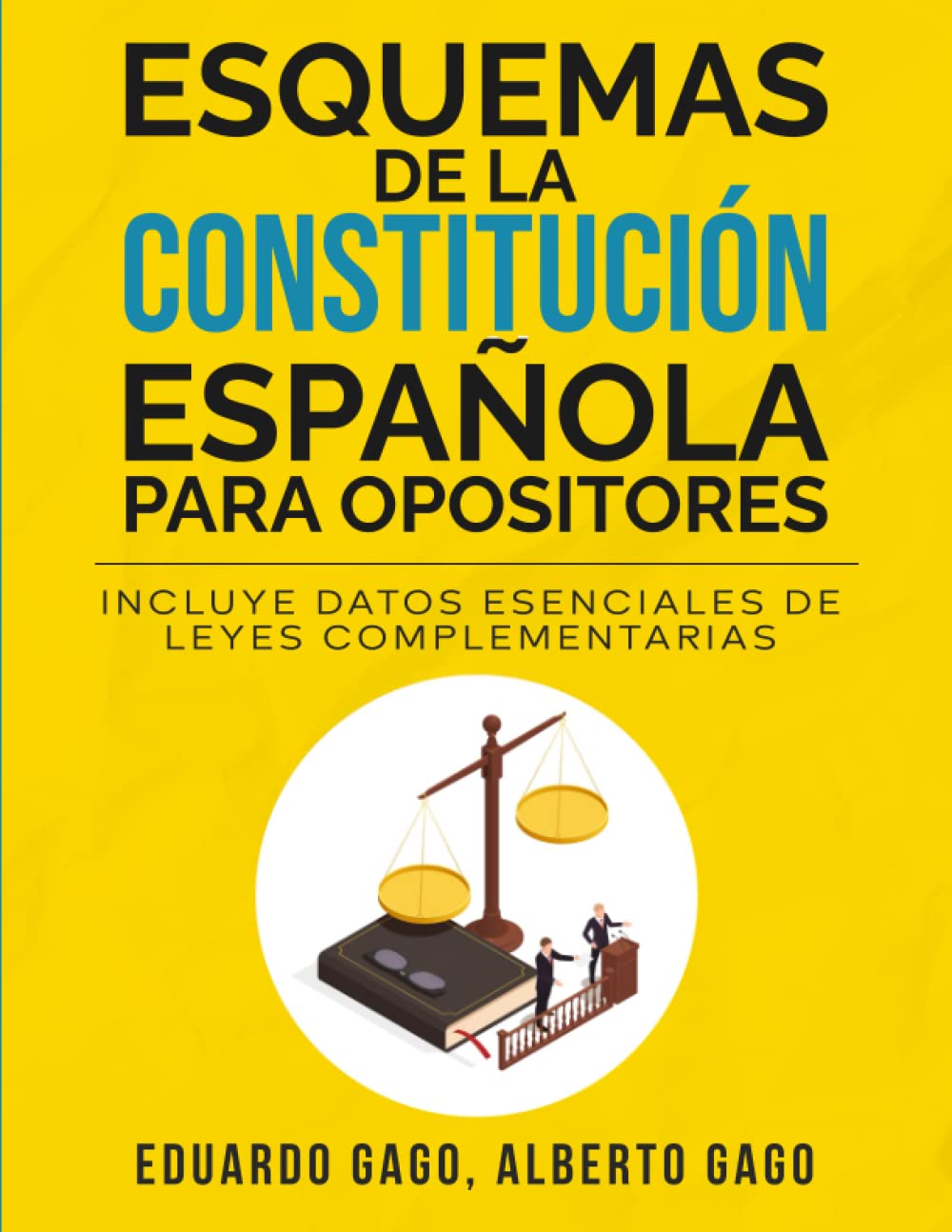 Esquemas de la Constitución Española para opositores – portada del libro