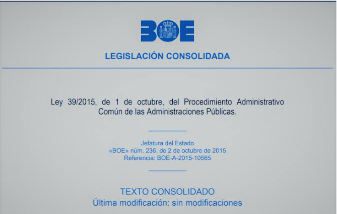 esquemas procedimiento administrativo comun