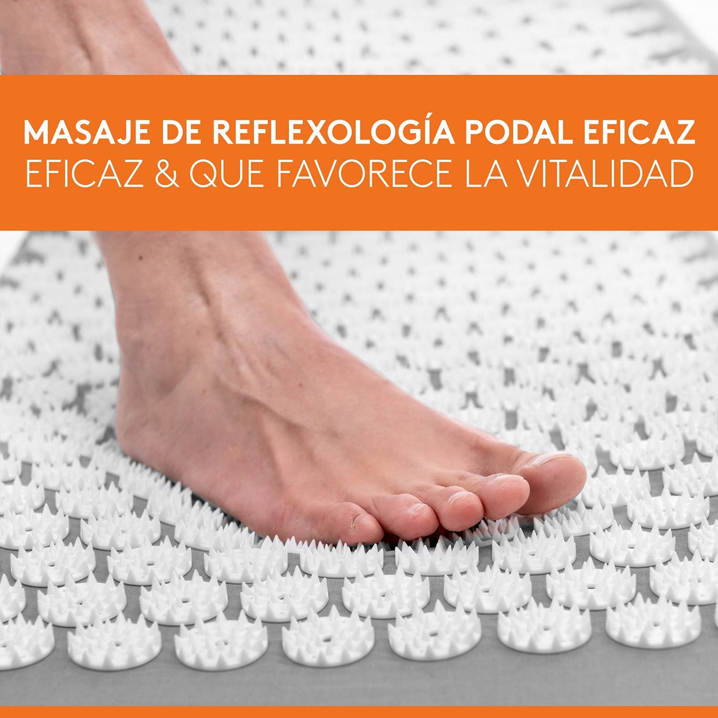 Esterilla de acupresión Wellax con almohada - alivia específicamente la tensión y promueve la circulación - la esterilla de masaje en el juego incl. almohada de acupresión y bolsa de transporte – para oposiciones – Material de estudio – OpoMarket