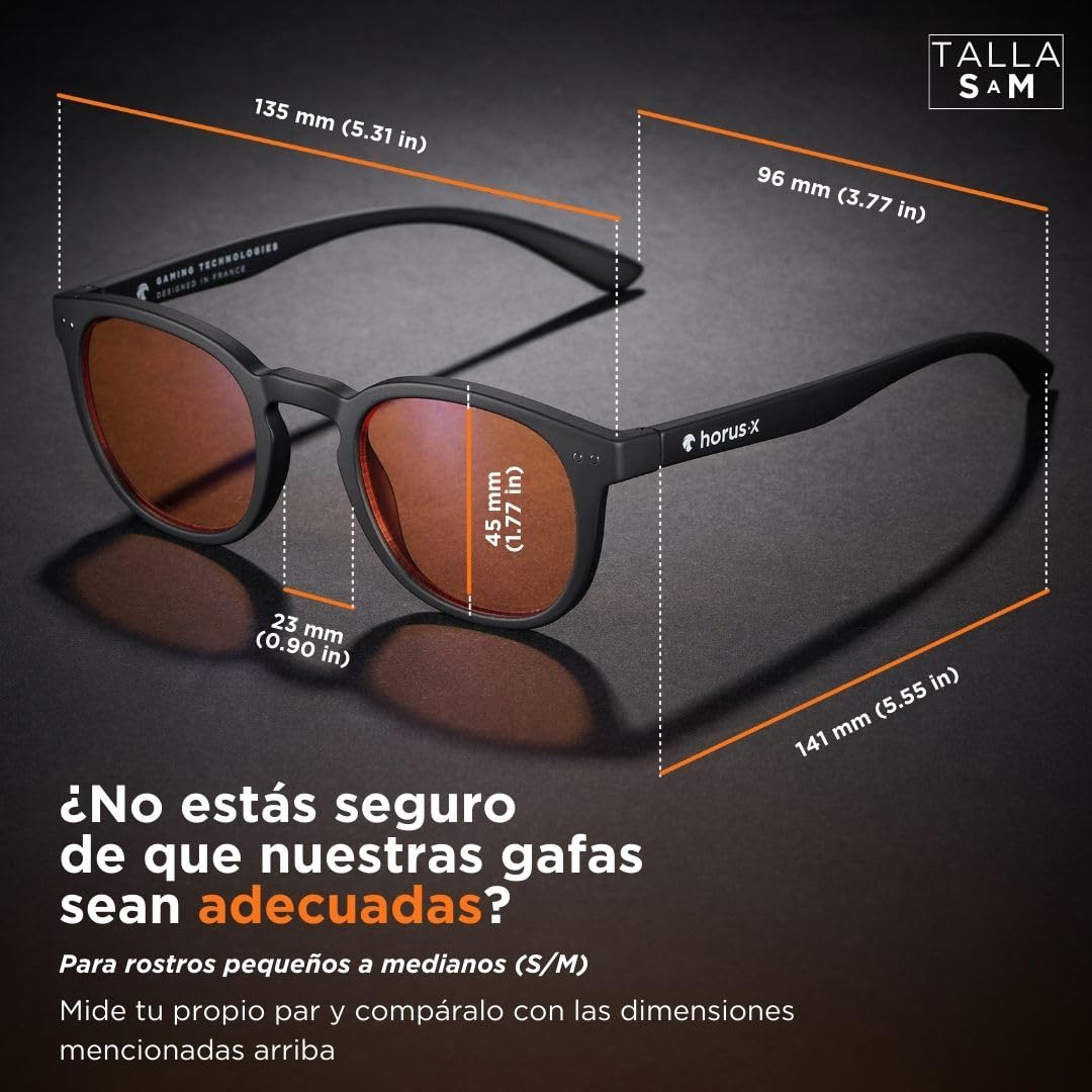gafas luz azul Horus X para opositores y estudiantes