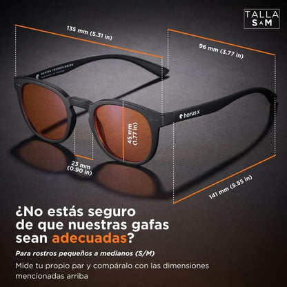 gafas luz azul Horus X para opositores y estudiantes