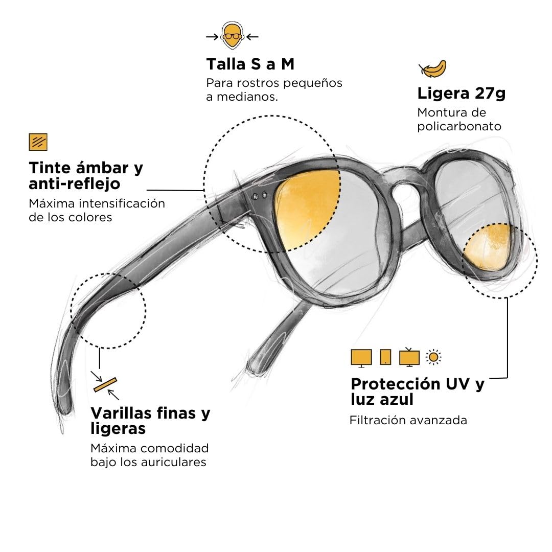 gafas para estudiar con protección ocular avanzada