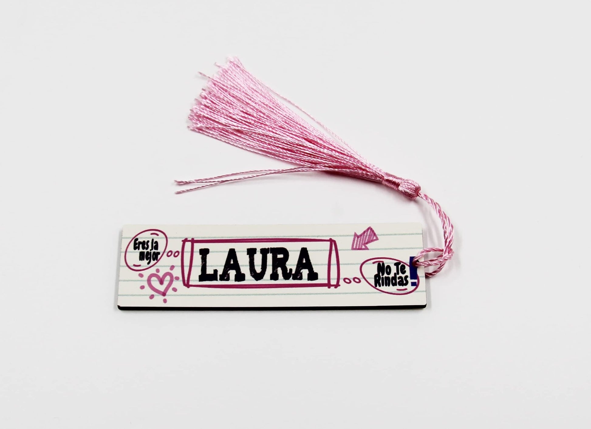 marcapaginas de madera con frases motivadoras oposiciones