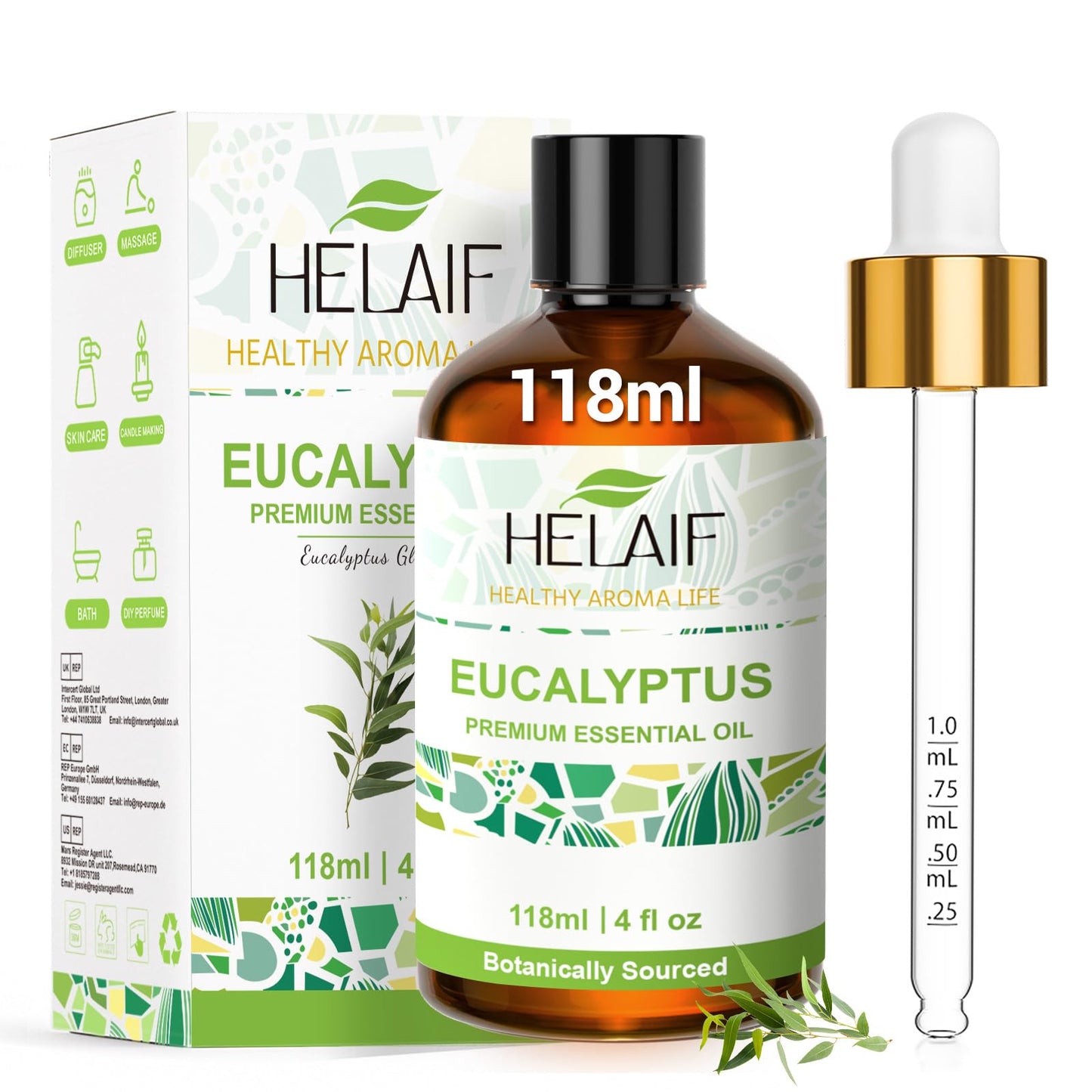 Aceite esencial de eucalipto para el hogar y desodorizar