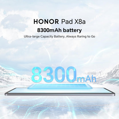 Honor Pad X8A 4GB 128GB, Ampliable hasta 1TB, WiFi Tablet, Pantalla de 11 Pulgadas 90Hz, Snapdragon 680, 4 Altavoces, Batería 8300mAh, Cuerpo Metálico, Android 14, Google Service, Gris – para oposiciones – Material de estudio – OpoMarket