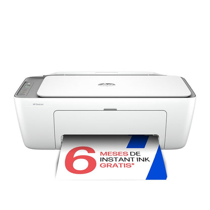 HP DeskJet 2820e 588K9B, Impresora Multifunción de Inyección de Tinta A4 a Color, Impresión a Doble Cara Manual, 7,5 ppm, Wi - Fi, Smart, 6 Meses de Instant Ink Incluidos, Blanca – Material de oficina para oposiciones – Material de estudio – OpoMarket