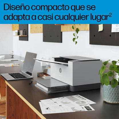HP Laserjet M207dw, Impresora Láser Monocromo A4, Impresión a Doble Cara automática, 28 ppm, USB 2.0, Wi - Fi, Ethernet, Smart, Panel con Botones LED, Procesador 500 MHz, Memoria 64 MB, Gris – Material de oficina para oposiciones – Material de estudio – OpoMarket