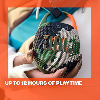 JBL Clip 5, Altavoz inalámbrico portátil con Bluetooth, resistente al agua y al polvo IP67, hasta 12h de reproducción y más con Playtime Boost activado, negro – para oposiciones – Material de estudio – OpoMarket
