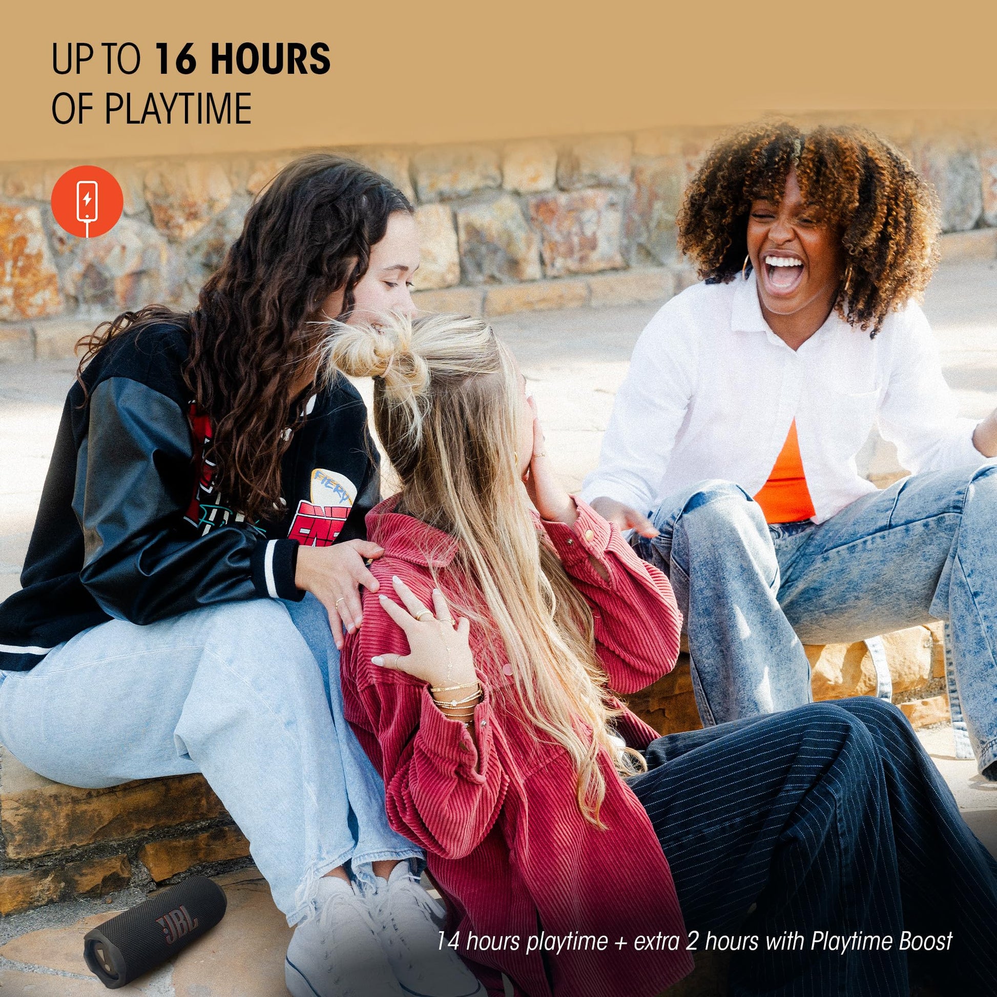 JBL Flip 7, Altavoz Bluetooth portátil inalámbrico Potente, 16h de batería, Resistente al Agua IP68, a Prueba de Polvo y caídas, Sonido Pro, AI Sound Boost, Compatible con Auracast, Negro – para oposiciones – Material de estudio – OpoMarket