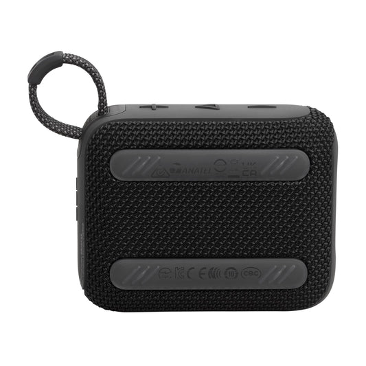 JBL GO 4, Altavoz inalámbrico portátil con Bluetooth, resistente al agua y al polvo IP67, hasta 7h de reproducción más 2h extra con Playtime Boost, negro – para oposiciones – Material de estudio – OpoMarket