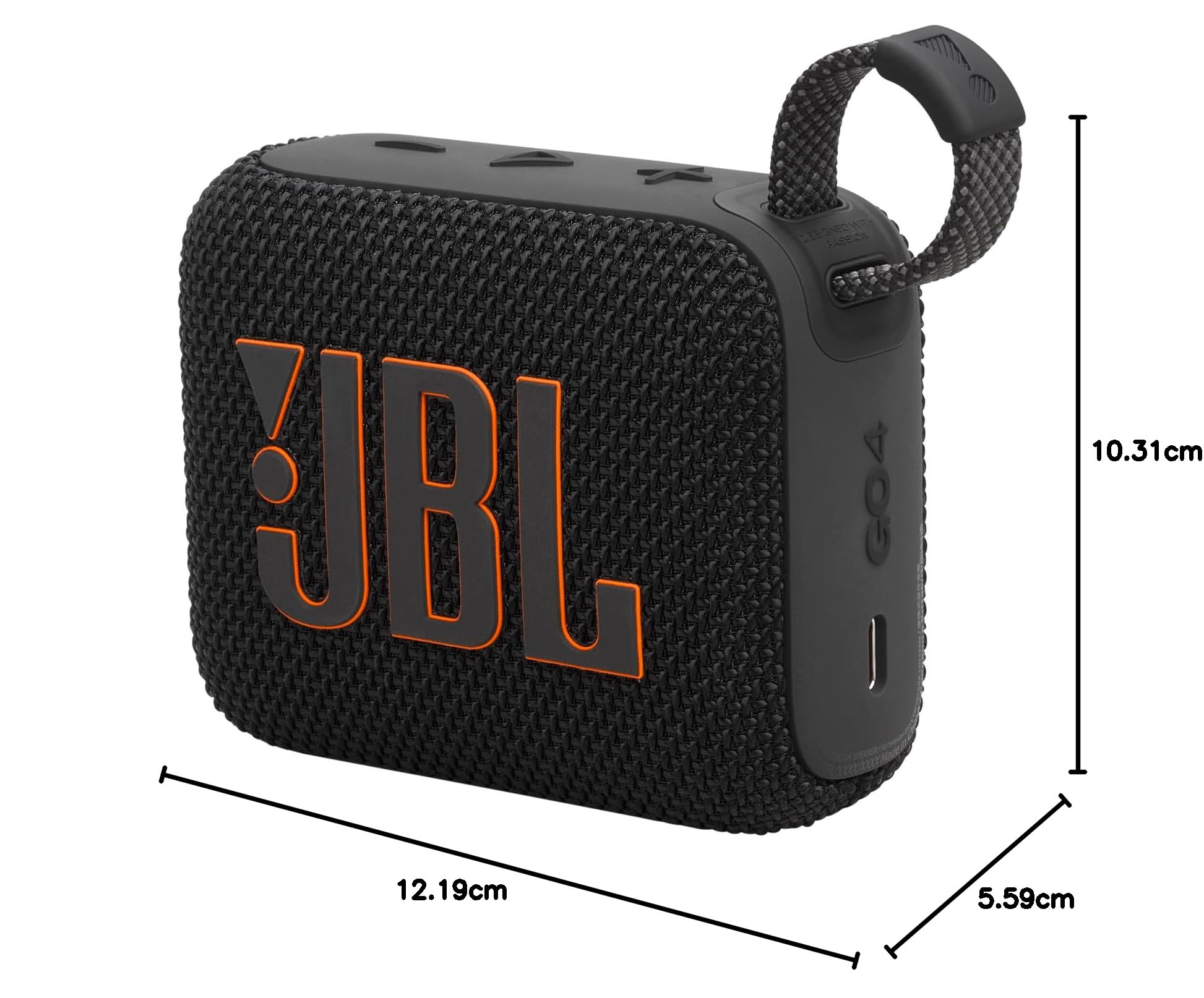 JBL GO 4, Altavoz inalámbrico portátil con Bluetooth, resistente al agua y al polvo IP67, hasta 7h de reproducción más 2h extra con Playtime Boost, negro – para oposiciones – Material de estudio – OpoMarket