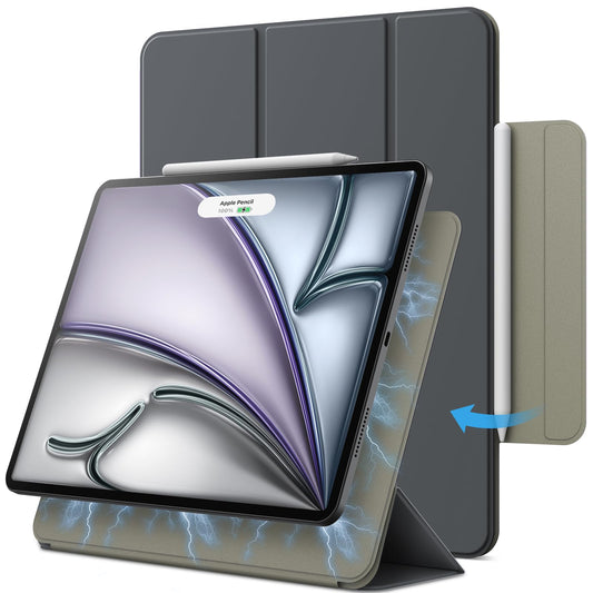 funda ipad air 11 pulgadas jetech magnetica gris