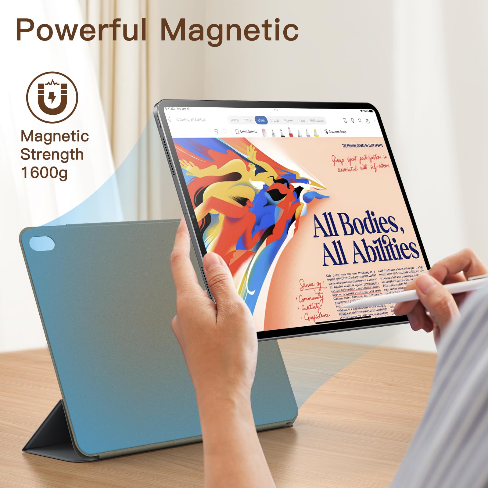 funda ipad air 11 pulgadas cuero pu