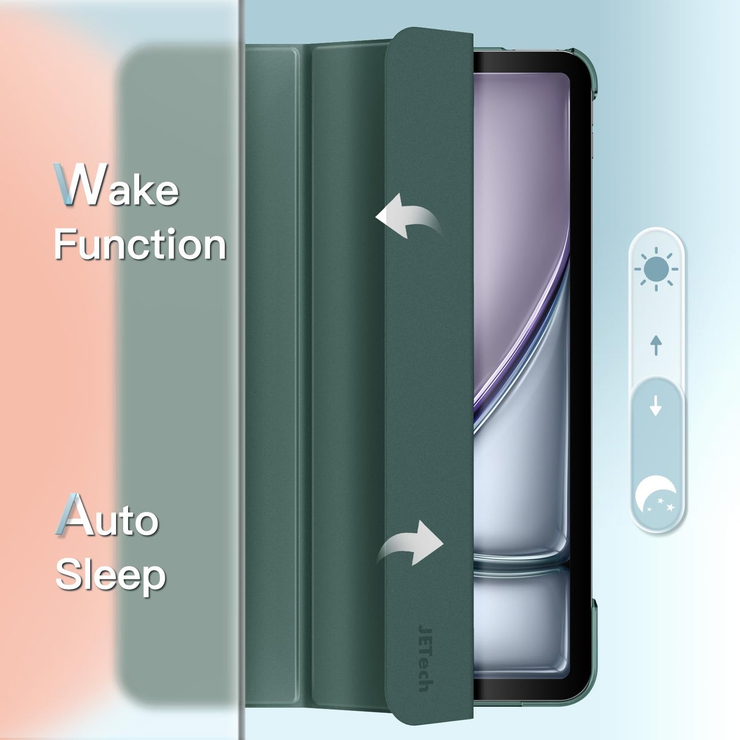 funda ipad air 13 pulgadas slim translúcida