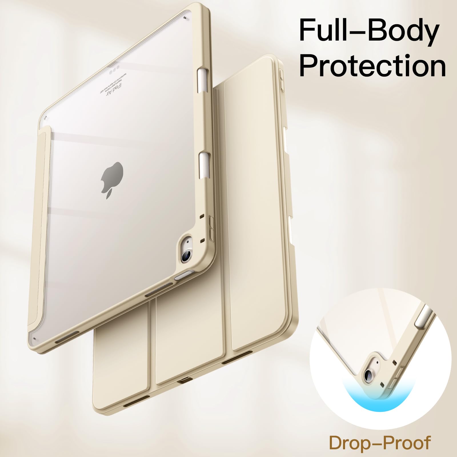 funda ipad air 13 pulgadas con soporte plegable