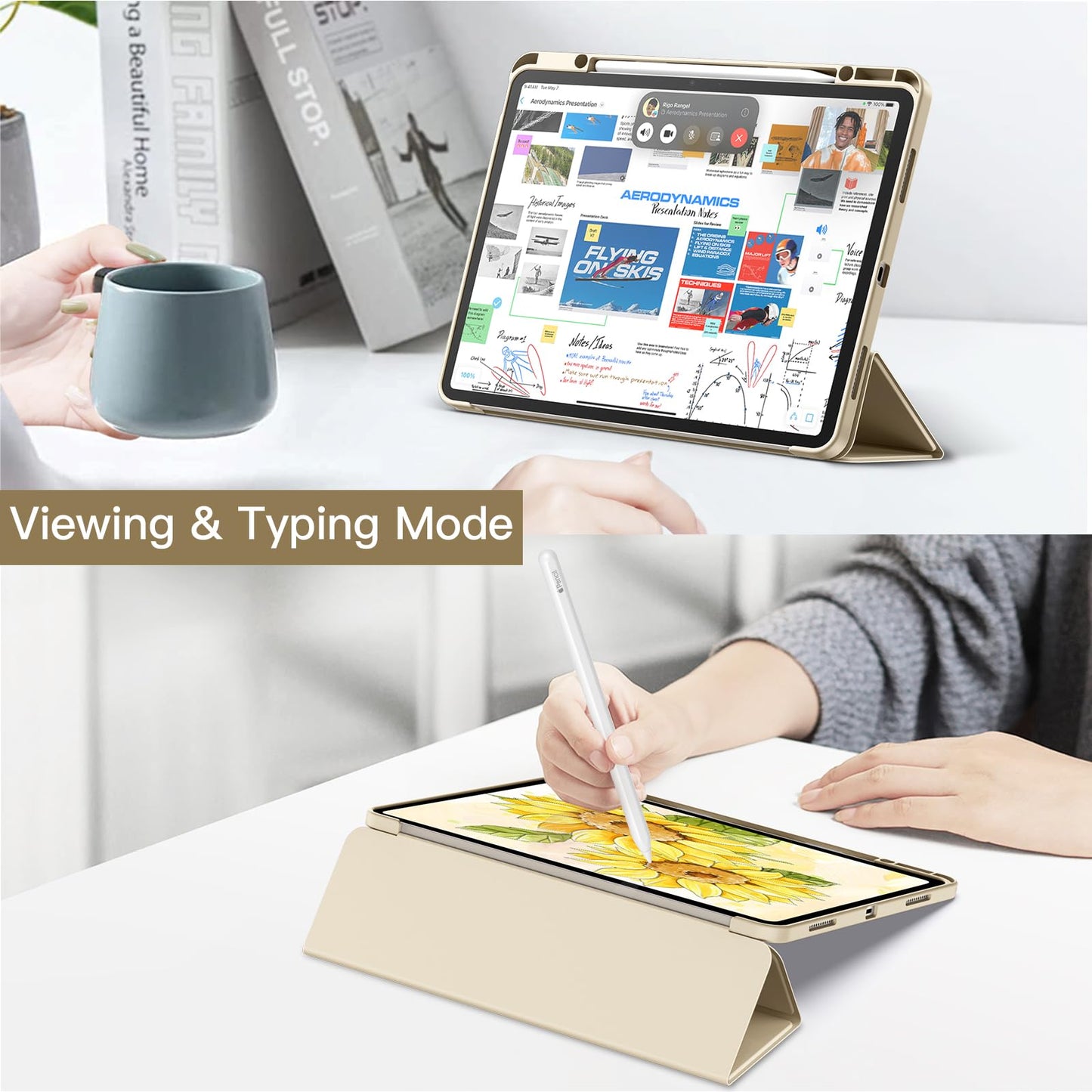 funda ipad air 13 pulgadas con portalápiz