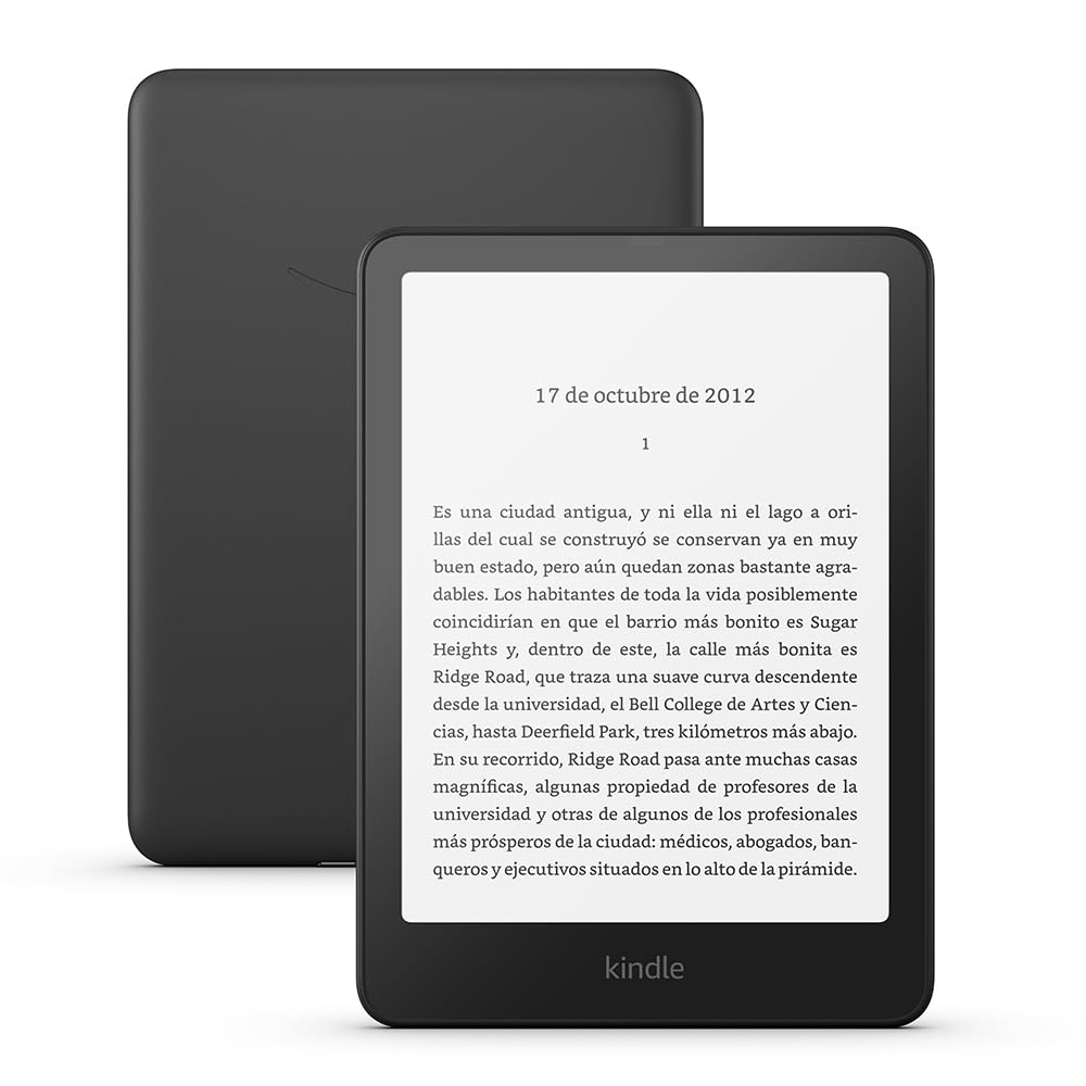 kindle paperwhite negro sin reflejos