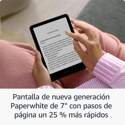 kindle paperwhite con luz regulable blanca y ambar