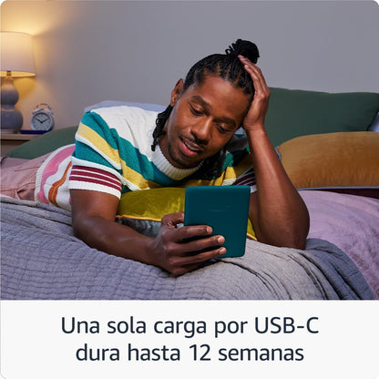 diseno ultraligero del kindle paperwhite vista lateral