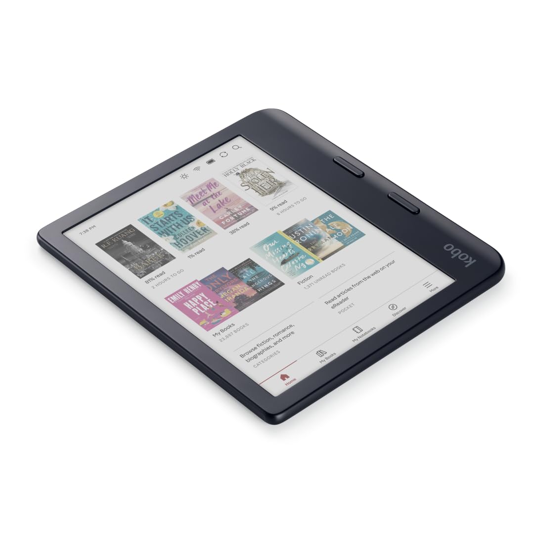 Kobo Libra Colour eReader | Pantalla E Ink Kaleido™ 3 de 7" | Temperatura del Color y Brillo Ajustables | Reducción luz Azul | eBooks y AudioBooks | Memoría 32 GB | Resistente al Agua | Negro – para oposiciones – Material de estudio – OpoMarket