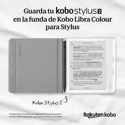 Kobo Libra Colour eReader | Pantalla E Ink Kaleido™ 3 de 7" | Temperatura del Color y Brillo Ajustables | Reducción luz Azul | eBooks y AudioBooks | Memoría 32 GB | Resistente al Agua | Negro – para oposiciones – Material de estudio – OpoMarket