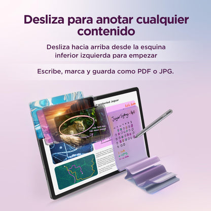 Lenovo Idea Tab Pro – Tablet 12.7" 3K (MediaTek Dimensity 8300, 8 GB RAM, 256 GB UFS 4.0, 144 Hz, Wi - Fi 6E, Bluetooth 5.3, Android 14) Verde - Incluye Pen – para oposiciones – Material de estudio – OpoMarket