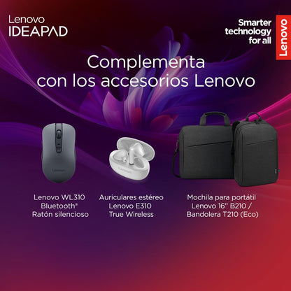Lenovo IdeaPad Slim 5 Gen 10 - Ordenador Portátil 16" WUXGA (Intel Core i7 - 13620H, Intel UHD Graphics, 32 GB RAM, 1 TB SSD, Wi - Fi 6, Windows 11 Home) Teclado QWERTY Español - Azul – Ordenador personal para oposiciones – Material de estudio – OpoMarket