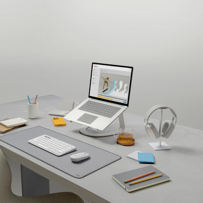 Logitech Pebble Keys 2 K380s Teclado Bluetooth Multidispositivo, Accesos Directos, Estilizado y Portátil, Easy - Switch, Windows, macOS, iPadOS, Android, ChromeOS, Disposición QWERTY Españo, Blanco – para oposiciones – Material de estudio – OpoMarket