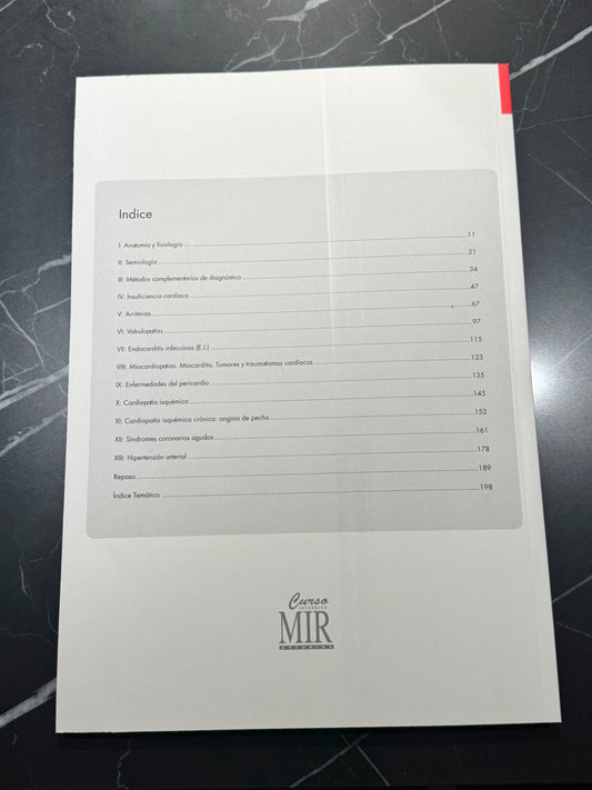 Manual Curso Intensivo MIR Asturias Cardilogía, Cirugía Cardiaca – Libro de segunda mano para oposiciones – Material de estudio – OpoMarket