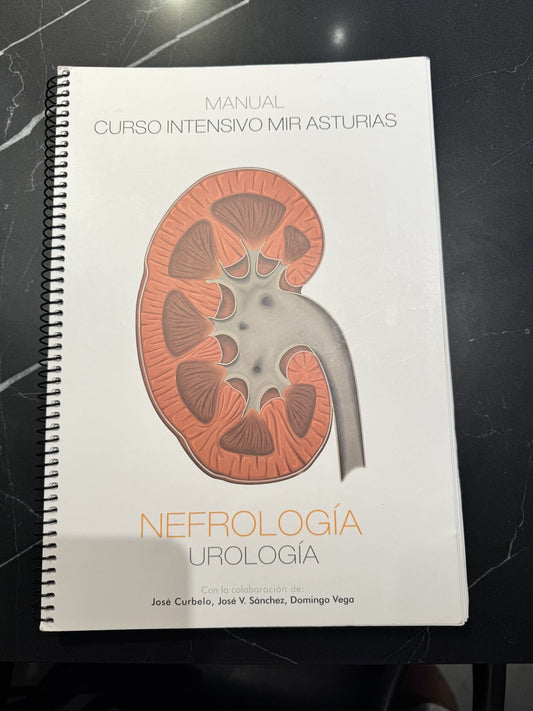 Manual Curso Intensivo MIR Asturias: Nefrología, Urología – Libro de segunda mano para oposiciones – Material de estudio – OpoMarket