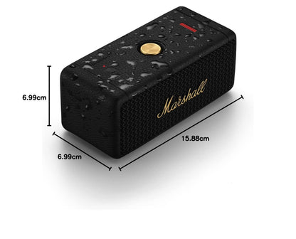 Marshall Emberton II Altavoces Bluetooth portátiles, inalámbricos, Emparejables, IP67 Resistentes al Polvo y al Agua, más de 30 Horas de Tiempo de reproducción - Negro – para oposiciones – Material de estudio – OpoMarket