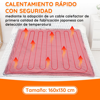 Manta térmica para sofá y cama en invierno