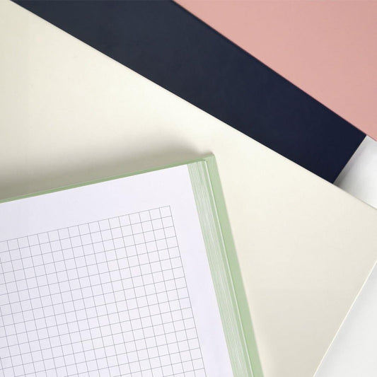 Cuaderno Milan A4 con tapa dura azul