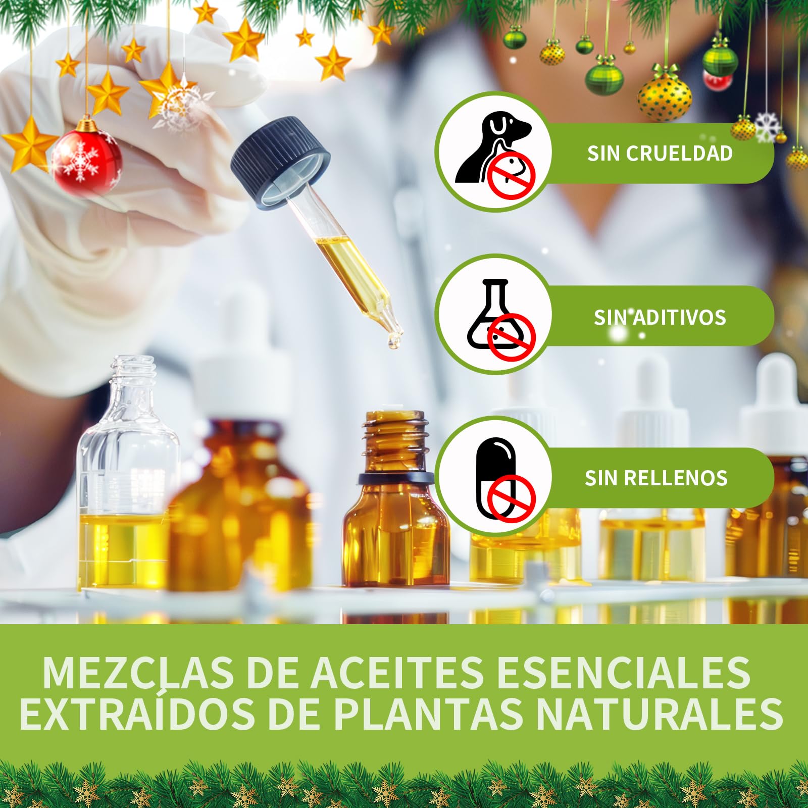 MISIJI set aceites esenciales para difusor Aromaterapia Pura Natural 6 x 10 ml – para oposiciones – Material de estudio – OpoMarket