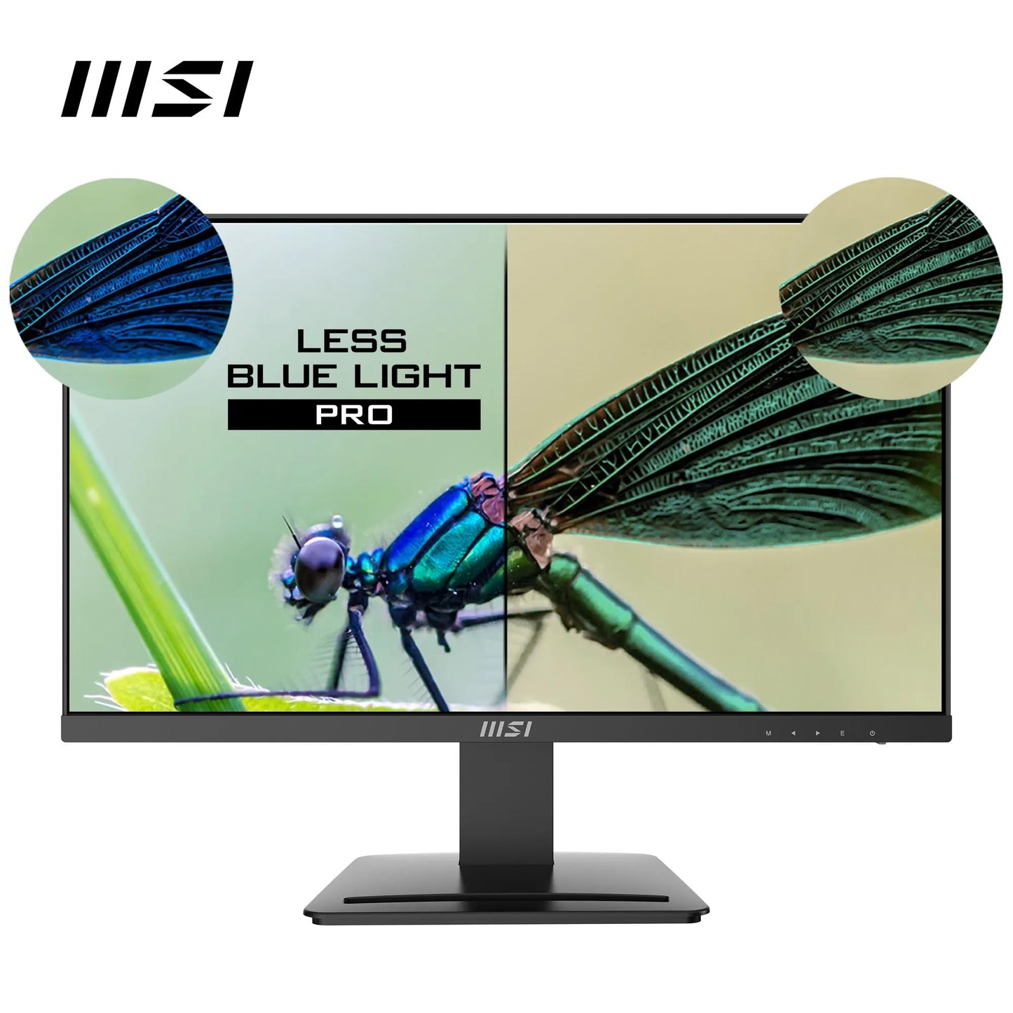 MSI Pro MP243X Monitor Profesional, de 23,8' FHD, 1920 x 1080, 100 Hz, IPS, Plano, Anti - Glare, 16:9, 300 nits, Negro – Ordenador personal para oposiciones – Material de estudio – OpoMarket
