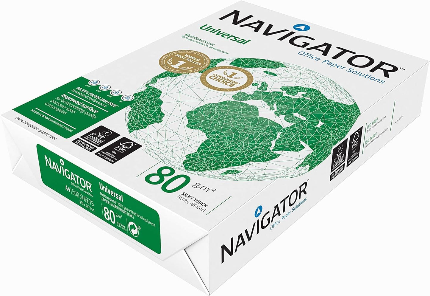 Navigator Universal - Papel multiusos para impresora - A4 80gr - 500 hojas – para oposiciones – Material de estudio – OpoMarket