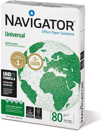 Navigator Universal - Papel multiusos para impresora - A4 80gr - 500 hojas – para oposiciones – Material de estudio – OpoMarket
