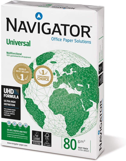 Navigator Universal - Papel multiusos para impresora - A4 80gr - 500 hojas – para oposiciones – Material de estudio – OpoMarket