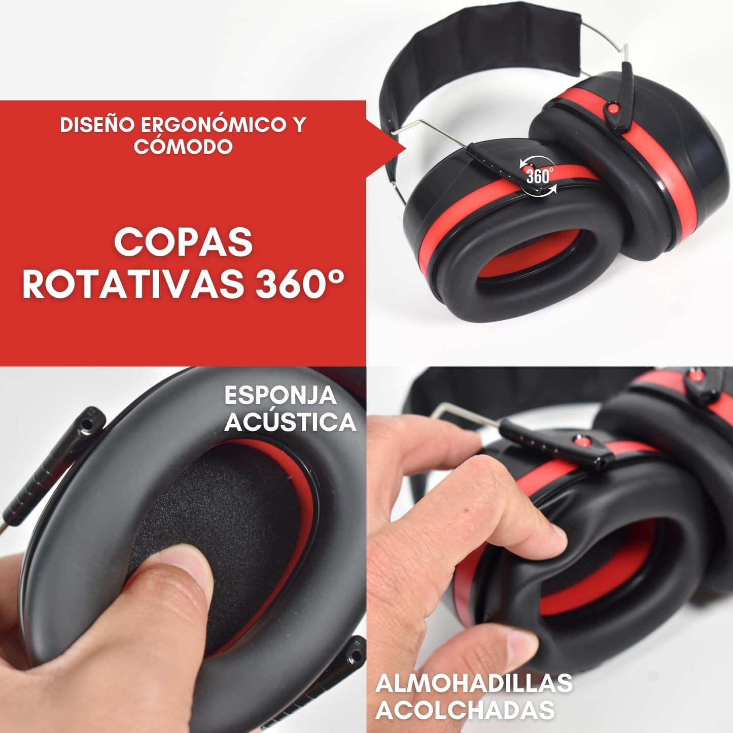 protector auditivo estudio y trabajo ruidoso