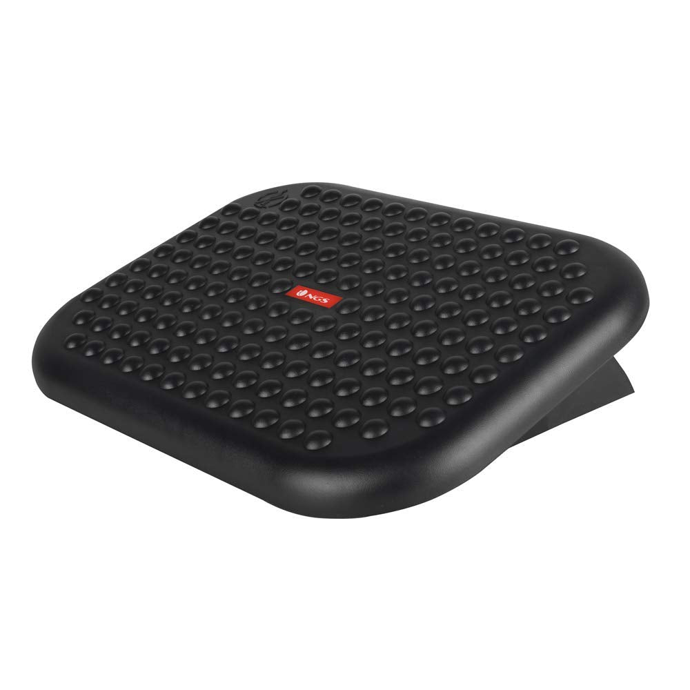 reposapiés oficina NGS Footnest ergonómico negro