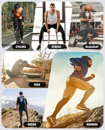 Niksa 2 Piezas Mallas Hombre Running Leggings Deporte Pantalones Largos de Compresión Negro Gris Medium – Ropa para oposiciones – Material de estudio – OpoMarket