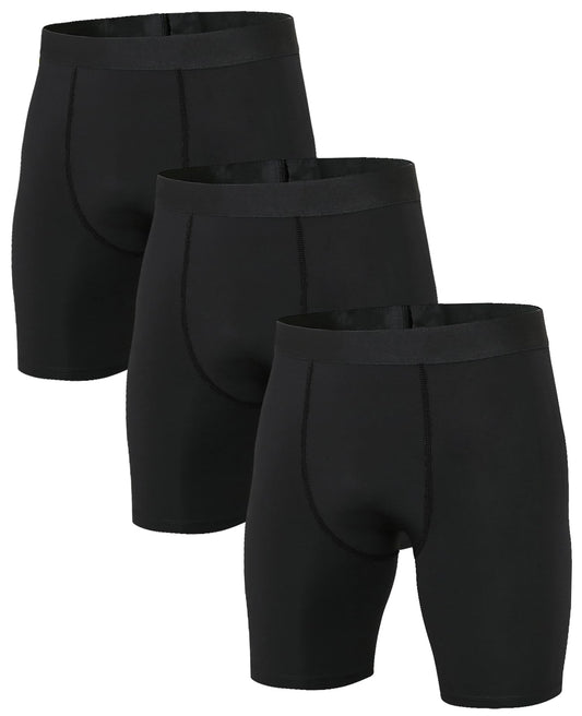 Niksa Mallas Cortas Running Hombre Pantalones Cortos de Compresión para Deporte, Fitness, Gym Negro Large – Deportes para oposiciones – Material de estudio – OpoMarket