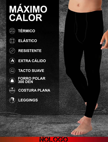NOLOGO KATIACALZE Mallas Termicas Hombre Polar Toronto - Pantalon Termico Hombre, Mallas Compresion Elástico, Suave, Cálido, Respirable - 1 2 pz – Ropa para oposiciones – Material de estudio – OpoMarket