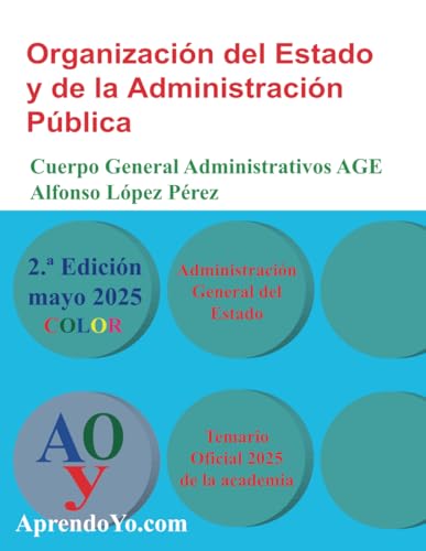 Portada del libro Temario Administrativo General del Estado C1
