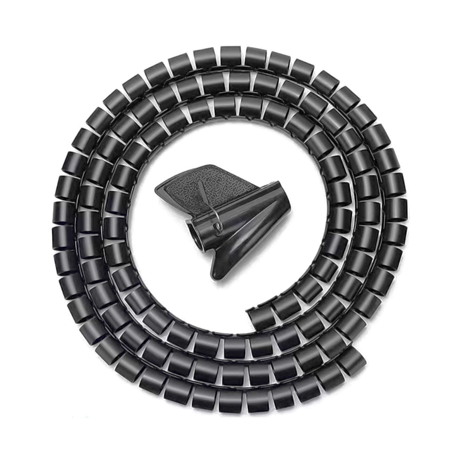 Organizador de cables en espiral aisens diametro hasta 25mm 1m negro A151 - 0406 – para oposiciones – Material de estudio – OpoMarket