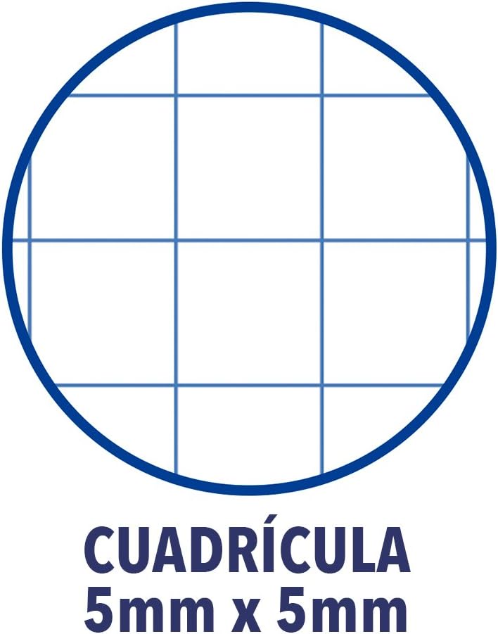 Cuaderno cuadriculado A4 para estudio y oposiciones