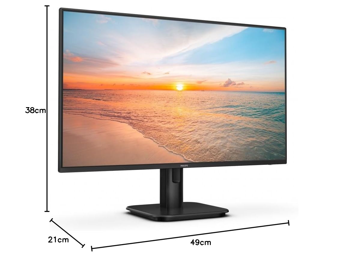 Philips 24E1N1100A Monitor 24 Pulgadas FHD, 100Hz, IPS, 1 MPRT, Adaptive Sync., Altavoces (1920x1080, 1x HDMI 1.4), Negro – Ordenador personal para oposiciones – Material de estudio – OpoMarket
