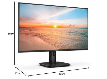 Philips 24E1N1100A Monitor 24 Pulgadas FHD, 100Hz, IPS, 1 MPRT, Adaptive Sync., Altavoces (1920x1080, 1x HDMI 1.4), Negro – Ordenador personal para oposiciones – Material de estudio – OpoMarket